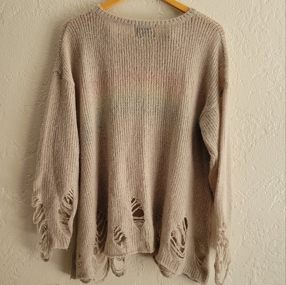 Wildfox White Label Lennon Rainbow Sweater XS - Picture 3 of 6